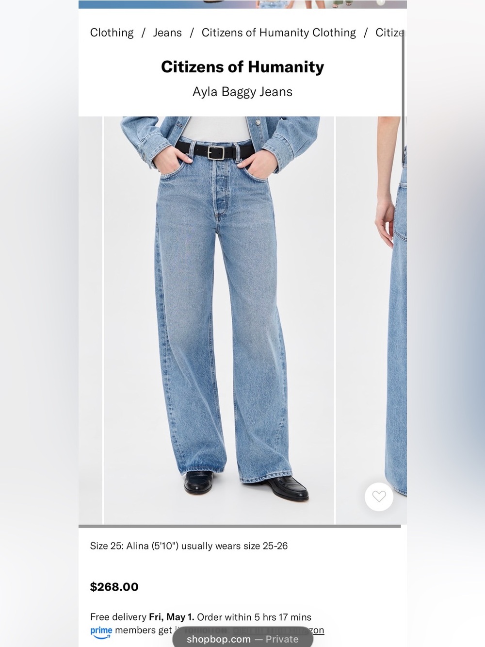 Citizens Of Humanity Ayla Wide Leg